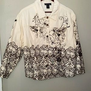 Gaudy Couture Fall Jacket Bling Super Adorable  Trendy 1X